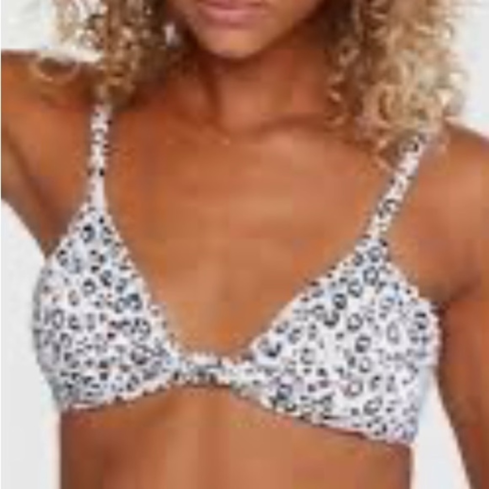 NEW.. RVCA ANIMAL INSTINCTS TRILETTE BIKINI TOP